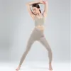 Yoga Outfit Женская Фитнес Спортивная одежда Бесшовные Установить Бюстгальтер с длинным рукавом Тренировка 3-х частей Бег