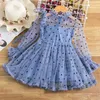 Cute Girls Dresses New Summer Clothes Flower Princess Children Cloth Baby Girl Dress Casual Wear 3 8Y 1774 B3