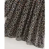 Kadın Moda Çayır Chic Baskılı Elbise Kadın Gevşek O Boyun Elbiseler Zarif Bayanlar Uzun Kollu Mini Günlük Kıyafet 210531