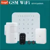 WIFI GSM sécurité à domicile système d'alarme intelligent cambrioleur kit optionnel Smart life APP peut Alexa compatible avec Tuya IP Camrea