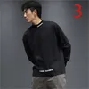 T-shirt a maniche lunghe maschile autunno versione coreana della camicia da uomo di tendenza casual girocollo 210420
