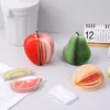 3D Memo Pad Netepad Post Примечание Pad Щеляя бумаги Фрукты Форма яблочная груша 9 фигур подарок 88202221