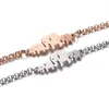 Lien chaîne éléphant Bracelets pour femme mode fête des mères cadeaux Pulseira Feminina bijoux maman enfants Wrap Bracelet Fawn22