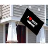I Love Moms Flags 3x5 Hanging All Countries National Digital Printing 100D Polyester with Straps268e7265259