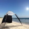 Fashion Outdoors Canopy Beach Shelter Sun Shade Tent Quick Installation Beach Tent For Fishing Camping Travel 5-8 People Y0706