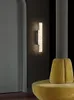 Кристалл Настенный светильник Свет роскошной минималистской гостиной фон современная спальня кроватью