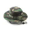 Nieuwe Emmer Hoeden Outdoor Jungle Militaire Camouflage Bob Camo Bonnie Hoed Vissen Camping Barbecue Katoen Bergbeklimmen Hoed Q0811249O