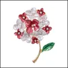 Pins, Brooches Jewelry Lilac Flower Women Weddings Party Brooch Pins Gifts Purple Red Blue Drop Delivery 2021 0R3Fb