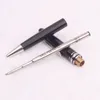 Luxury Msk-163 Classic Black Resin Rollerball Ballpoint Pen Fountain pens with Serial Number Stationery School Office