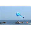 Duży Miękki latawiec Dolphin Kite Outdoor Latający Zabawki Ripstop Nylon Tkaniny Cerf Volant Poisson Poisson Single Line Kite Power Y0616