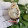 WF Maker Perfect Quality Watches Ladies 36mm 126283 Diamond Yellow Gold & Steel CAL.3235 Movement Automatic Women's Watch Wristwatches