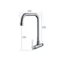 Wall Mount Kitchen 360 Roterende Swivel Basin Sink Faucet Enkele Handvat Koud Tap 210719