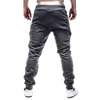 Pantalones de chándal ajustados a la moda para hombre 2022 Hiphop Casual elástico Jogging deporte Color sólido pantalón primavera otoño