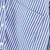 Fashion Women Striped Short Blouse Female Asymmetric Single Pocket Shirt Casual Lady Loose Tops Blusas S8712 210430