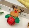 Christmas Ornament Bells Santa Snowman Elk Bear Xmas Tree Jingle Door Hanging Pendants Home New Year Party Holiday Decorations GWE11065