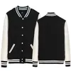 Man Boy Baseball jackets Coat Black Navy Blue XXS 4XL Full Zip Fleece Solid Gray Red White couple clothes Autumn Winter ZIIART X0621