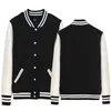 Homme Boy Baseball Vestes Manteau Noir Bleu Marine XXS 4XL Full Zip Polaire Solide Gris Rouge Blanc Couple Vêtements Automne Hiver ZIIART X0621