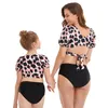 Familienlook Mutter Bademode Bikini Einteiler Mama und ich Badeanzug Passende Outfits Mama Mama Tochter Kleider Kleidung 210417