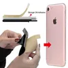 Universal Silicone Capas Carteira Cartão Cartões Cartões Portáteis Adesivo De Bolso 3M Adesivo Bolsa de Titular de ID para iPhone Samsung Moto LG OnePlus Huawei Xiaomi Telefone Celular