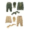 مجموعات الصيد الملابس ثلاثية الأبعاد شجرة Ghillie الدعاوى Sniper التمويه سترة الملابس والسراويل