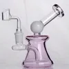 Hookah set Mini Glass Pipes Bong Oil Dab Rigs Burner 14mm Joint Banger 15cm lång