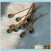 Headbands Jewelry1Pcs Blue Claw Direct Pearl Plate Pin Red White Bridal Headdress Hair Sticks Jewelry Ornaments Chinese Ancient Style Drop D