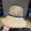 mode femme été nouvelle visière respirant pliable pêcheur chapeau simple creux lettre seau chapeau femme Luxurys Designers