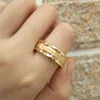 Ze Mens Tungsten Carbide Ring 8mm Geel Goud Kleur Baksteen Patroon Geborstelde Bands Voor Hem Bruiloft Sieraden Maat 9133696387