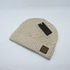 Projektant Czapka beanie Nauszniki Unisex Dzianinowa czapka Wełniana podszewka z polaru Czapka Oddychalność Czapki klasyczny BLOK KOLORU Dzianina Czapki sportowe Casual Na zewnątrz Bieg Zatrzymujący ciepło