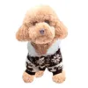 Vêtements pour chiens Vêtements Épaississement Velours côtelé Chaud Petits Chiens Manteau Veste Animaux Mignons Chiot Costume Tenues D'hiver Combinaisons Pour Animaux Chihuahua Vêtements De Noël A133