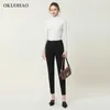 Cintura alta feminina Stretch Skinny Jeans Outono Inverno Hip Elevador Slim Denim Calças Sexy Calças Lavadas Moda Jean 210629