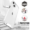 Rymd Telefonväskor för iPhone 13 12 11 Pro Max XS XR X SE 7 8 Plus Transparent Clear Arylic PC Back Soft TPU Bumper Cover