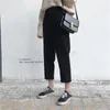 Corduroy Ankle-length Woman Pants Autumn Winter High Waist Mujer Pantalones Korean Style Trousers Ins 19243 210415