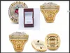 Three Stone Rings 2020-2021 Tampa Bay Buccanee Championship Ring Display Box Souvenir Fan Men Gift Wholesale size 8-14