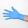 W magazynie 100 par / opakowania jednorazowe czarne rękawice lateksowe, aby zapobiec infekcji bakteryjnej