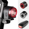 Bike Lights Bicycle Light Rear Wireless Remote Control Tail Lamp Rechargeable Cycling Anti-theft Burglar Alarm Bell