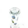 Bongo de vidro para fumar cachimbo de água 8,3 polegadas adesivo de anime cachimbos de shisha narguilé Dab Rig filtro copo borbulhador com coletor de gelo narguilés