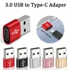 USB-A 3.0 Typ C till USB Male Converter Adapter Data Charger Converter för Samsung Huawei Xiaomi Android Telefon