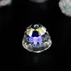 Andra 8 stycken 8mm 5542 AB Color Dome Beads Glass Crystal Loose Rhinestones for DIY Jewelry Making