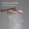 Only Shower Head Brass Bathroom Accessories Matt Black Polished Rose Gold Brushed Chrome Round Home Improvement Replacement Part H1209