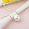 925 Sterling Silver Fine Jewelry Simple Fashion 10mm Real Pearl Box Chain Necklace kolye collares bijoux femme S-N55