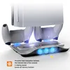 Suporte vertical para console de jogos Playstation 5 3 Cooler LED Base de ventilador de refrigeração Estação de carregamento rápido com carregador de controlador duplo 7446199