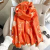 Luxus Schal Winter Warme Kaschmir Frauen Lange Pashmina Foulard Weibliche Schals Dame Quaste Schal Wraps 2021 Design Neue