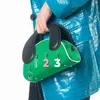 Sacs de soirée Mignon vert Nylon sac à main femmes concepteur coréen Chic appelez-moi sac dames haute qualité personnalité Kawaii sacs à bandoulière 220315