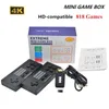 HD 4K 818 mini videogame console 628/821/660 8 bit retrô jogos clássicos com 2 dual portátil USB Wireless Controller Saída Dual Player para HDTV
