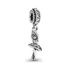 Damenschmuck für Pandora-Charms, 925er-Silber, Liebesarmband, Ballerina-Armband, Perlen, Schmuckkette, Charm-Perlen
