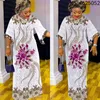 Vêtements ethniques 2021 mode robes africaines pour femmes classique Dashiki taille libre imprimer robe longue ample