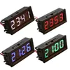 Minuteries minuteries 0.56 "horloge électronique numérique température tension mètre LED 12V 24V 36v 48v Support de livraison directe de voiture