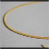 Pendant Necklaces & Jewelry Drop Delivery 2021 Pendants Blogger Savi Same Square Snake Bone Chain, The Beauty Of Soft Curve, Simple And Versa