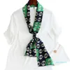 Scarf decote camisa feminina camisola camisola pingente longa laço de seda roupas acessórios pingente primavera e outono